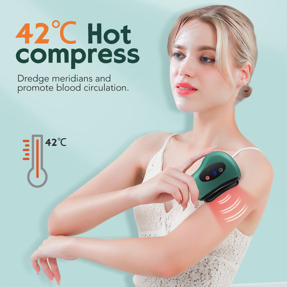 Electric Bianstone Gua Sha Board Tools Hot Compress Heating Vibration Back Facial Massager Meridian Lymphatic Drainage Scraping Heating Vibration Scraping Neck Face Skin Lifting Removal Wrinkle Tool Electric Bianstone Gua Sha Board Tools Hot Compress Heating Vibration Back Facial Massager Meridian Lymphatic Drainage Scraping Heating Vibration Scraping Neck Face Skin Lifting Removal Wrinkle Tool